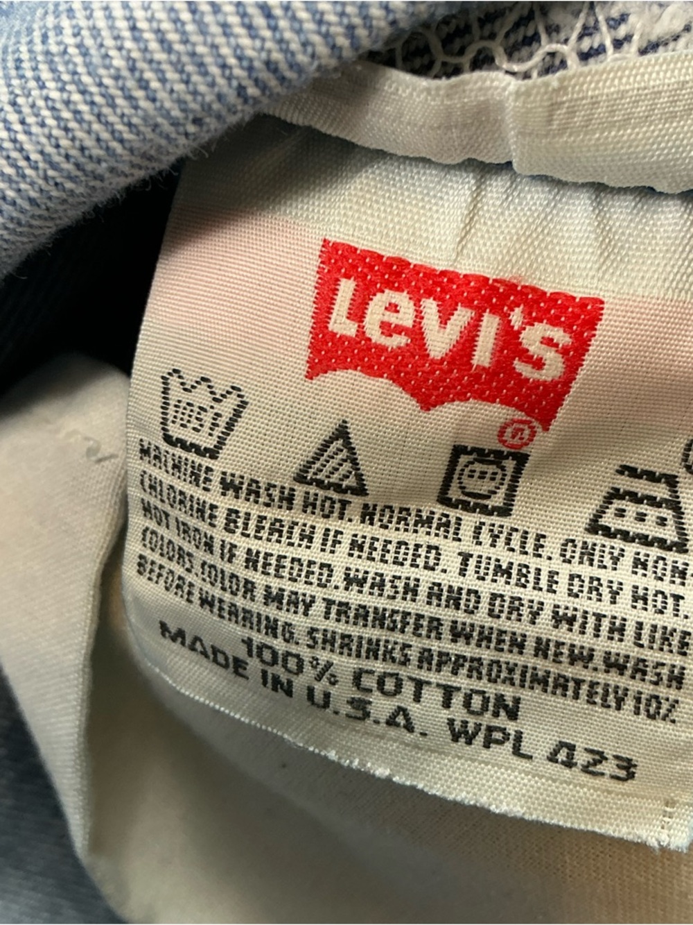 Vintage Levi’s 501XX 90s straight leg jeans USA made - Picture 4 of 10